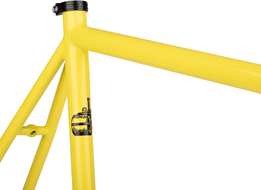 Surly Steamroller Frameset - 700c, Steel, Banana Candy Yellow, 53cm