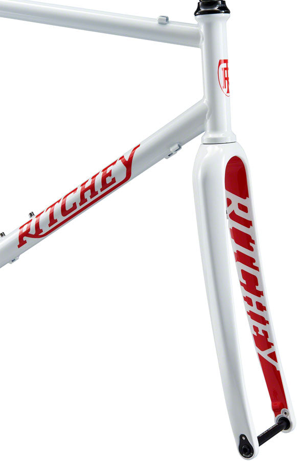 Ritchey Swiss Cross Frameset - 700c, Steel, White, X-Large