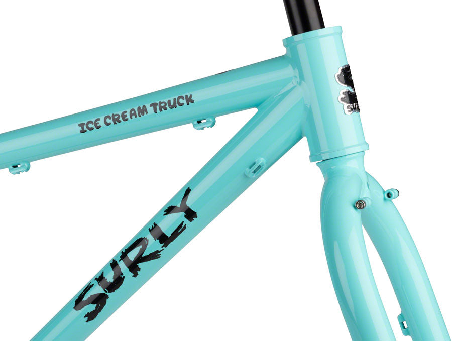 Surly Ice Cream Truck Fat Bike Frameset - 26", Steel, Safety Mask Blue, Medium