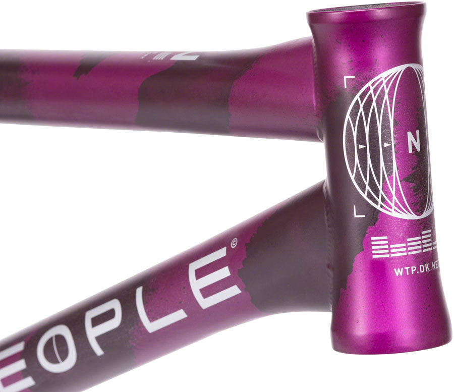 We The People Network BMX Frame - 20.8" TT, Purple Haze