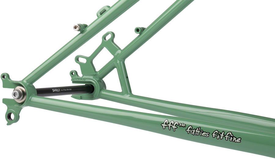 Surly Wednesday Fat Bike Frameset - 26", Steel, Shangri-La Green, Small