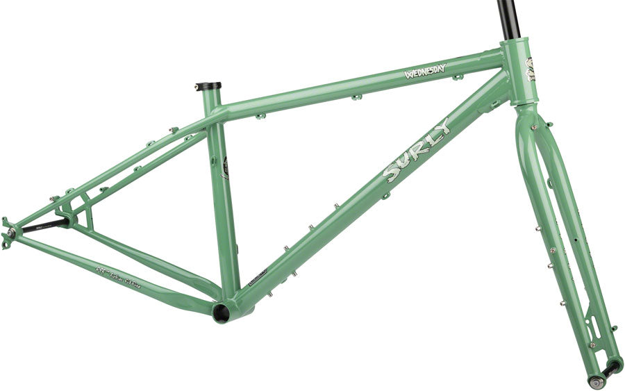 Surly Wednesday Fat Bike Frameset - 26", Steel, Shangri-La Green, Large