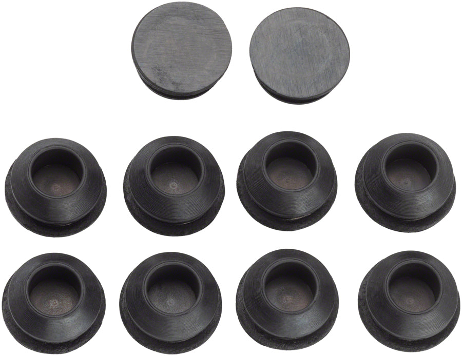 Jagwire Frame Plug Refill Bag - Closed Type for 8.0mm Round Frame Port, Bag/10 Plugs