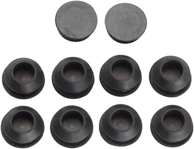 Jagwire Frame Plug Refill Bag - Closed Type for 8.0mm Round Frame Port, Bag/10 Plugs