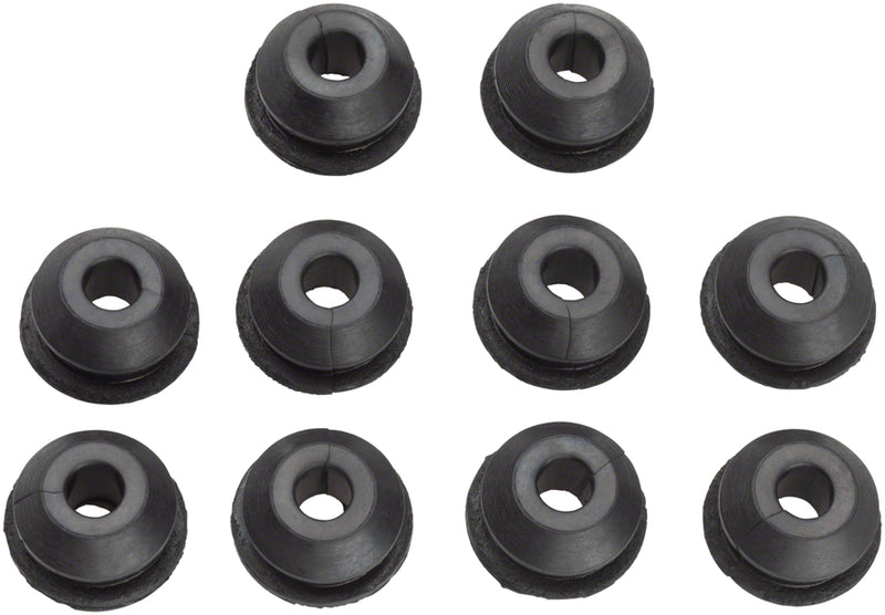 Jagwire Frame Plug Refill Bag - Fits 3.0mm Shimano Di2 with Straight Entry and 8.0mm Round Frame Port, Bag/10 Plugs