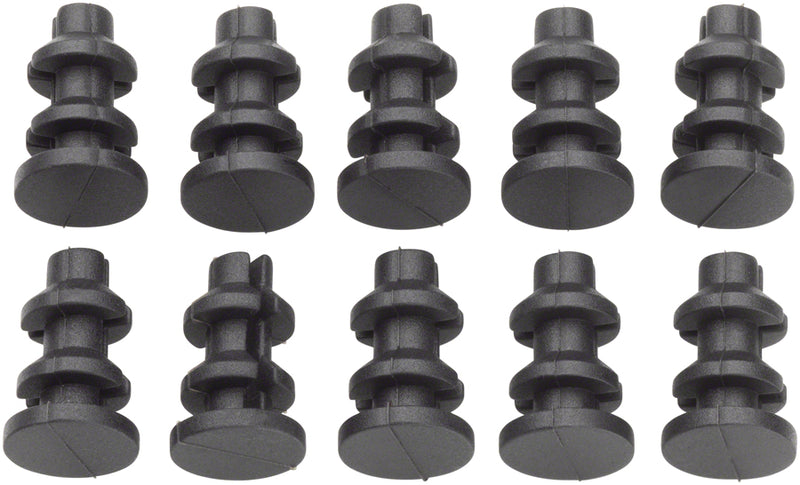 Jagwire Frame Plug Refill Bag - Closed Type for 5.7-6.0mm Round Frame Port, Bag/10 Plugs