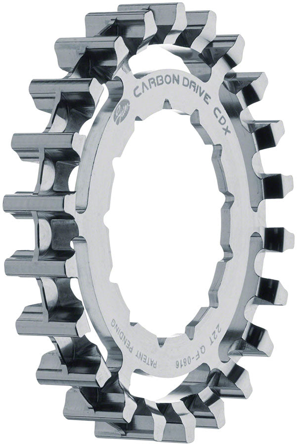 Gates Carbon Drive CDX:EXP Centerlock Rear Sprocket - 22t, Rohloff Splined, Silver