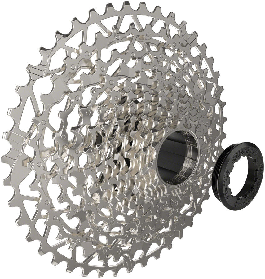 SRAM XPLR PG-1231 Cassette - 12-Speed, 11-44t, Silver, D1