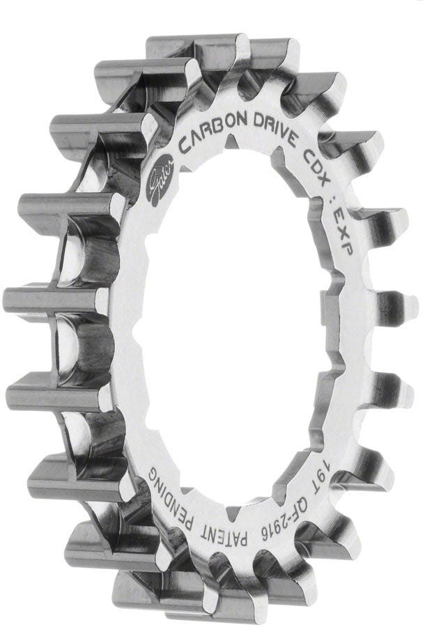 Gates Carbon Drive CDX:EXP Centerlock Rear Sprocket - 19t, Rohloff Splined, Silver