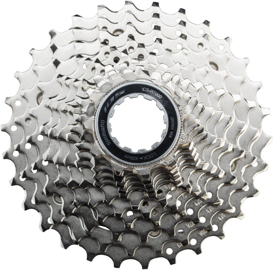 Shimano 105 CS-R7000 Cassette - 11 Speed 11-32t Silver
