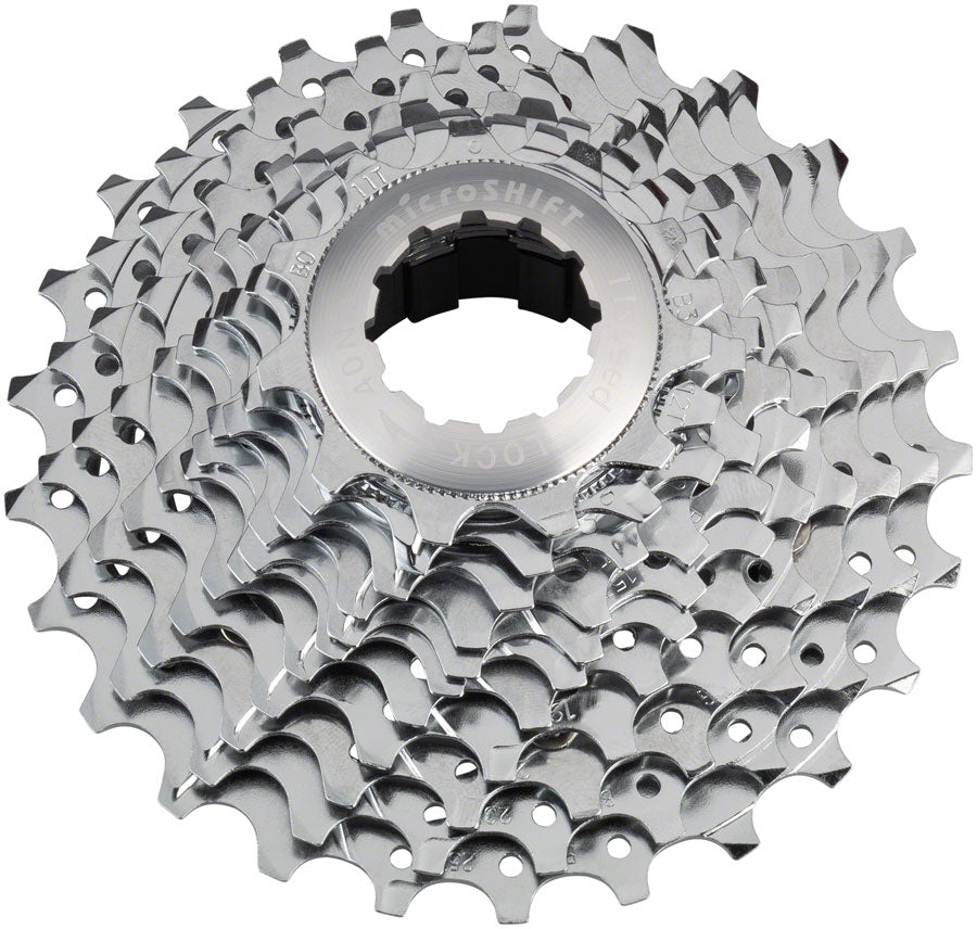 microSHIFT G11 Cassette - 11 Speed, 11-25t, Chrome Plated, With Spider