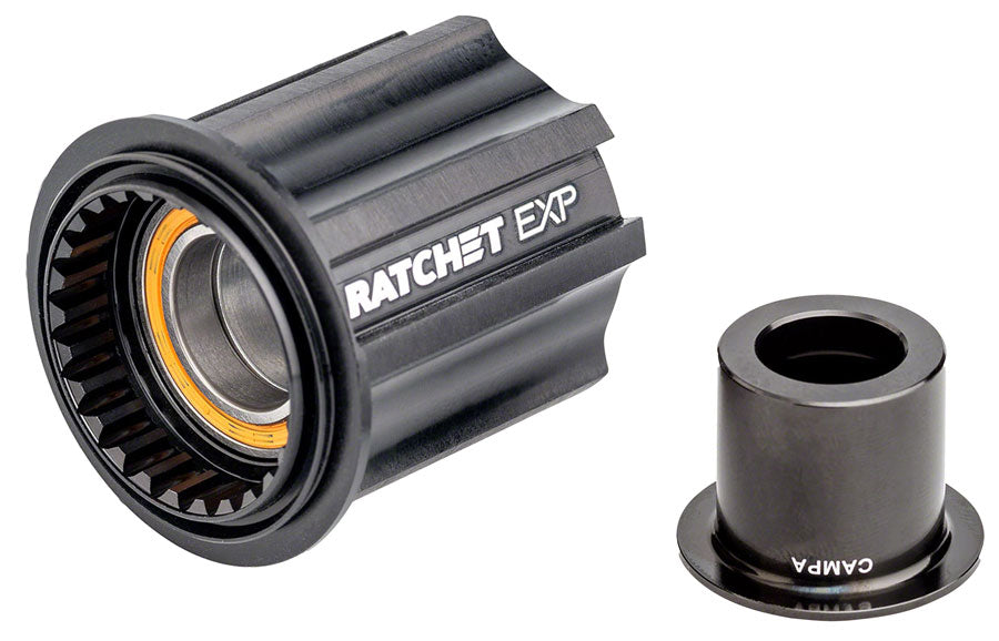 DT Swiss Ratchet EXP Freehub Body - Campagnolo 9 - 12s, Standard, Aluminum, Ceramic Bearing, Kit w/ End Cap, 12 x 142 mm