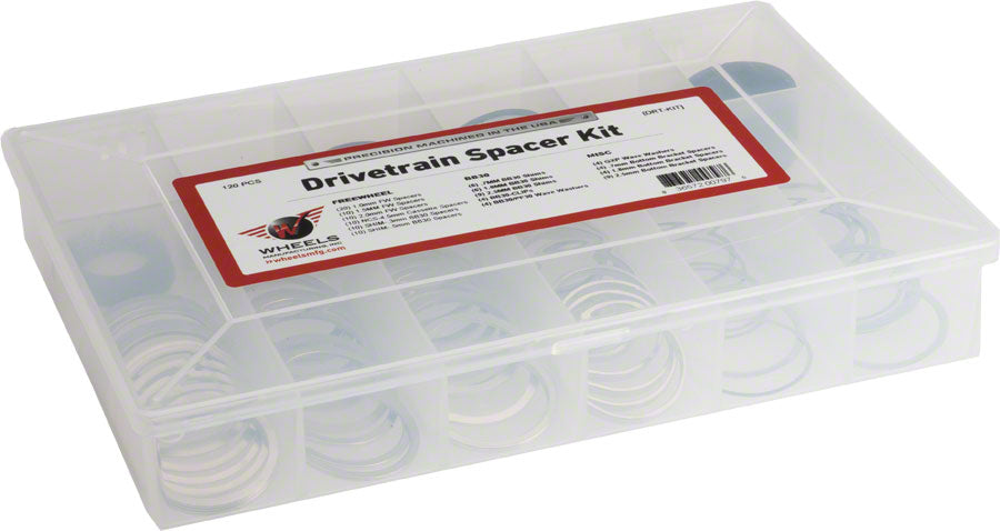 Wheels Manufacturing Drivetrain Spacer Kit, 139 Pieces