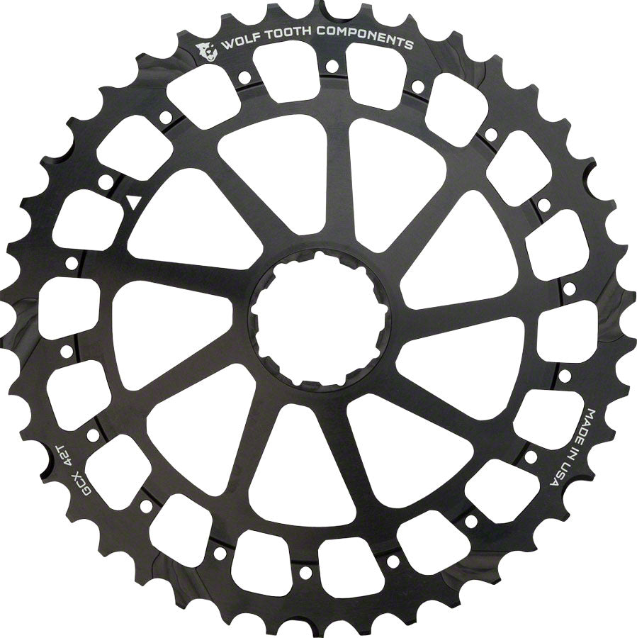 Wolf Tooth GCX XX1 Replacement Cog 44T, Black