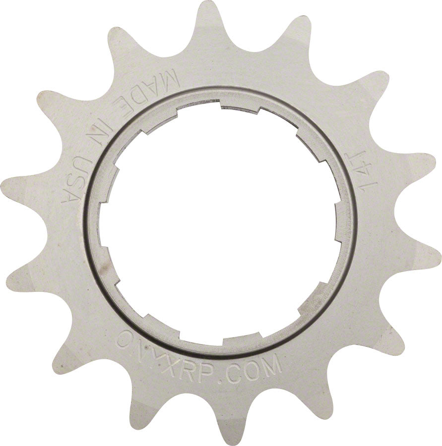Onyx Stainless Cog: Shimano Compatible 3/32" 12t