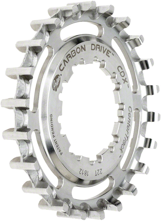 Gates Carbon Drive CDX CenterTrack Freehub 9-Spline Rear Sprocket - 20t, Shimano 9-Spline, Silver