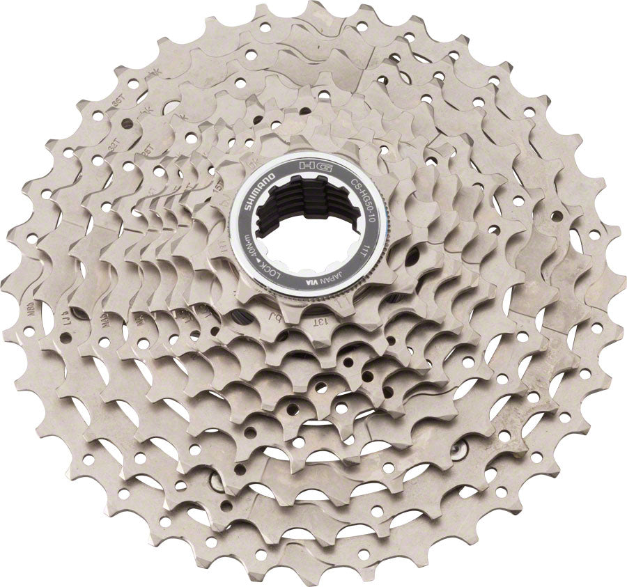 Shimano Deore M6000 CS-HG50 Cassette - 10 Speed 11-36t Silver Nickel Plated