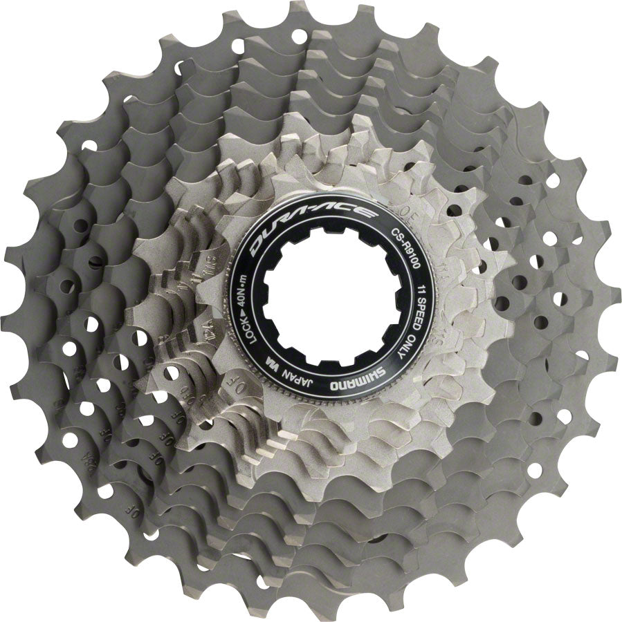 Shimano Dura Ace CS-R9100 Cassette - 11 Speed 11-28t Silver/Gray