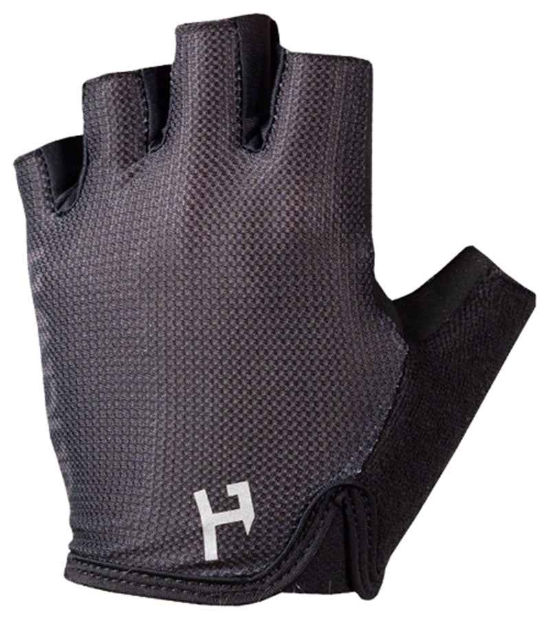Handup Shorties Gloves - Solid Black, Short Finger, Large