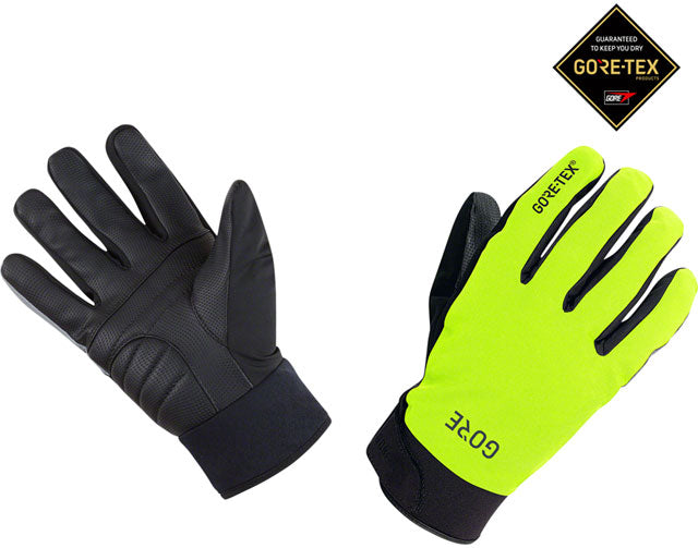 GORE C5 GORE-TEX Thermo Gloves - Neon Yellow/Black, X-Large