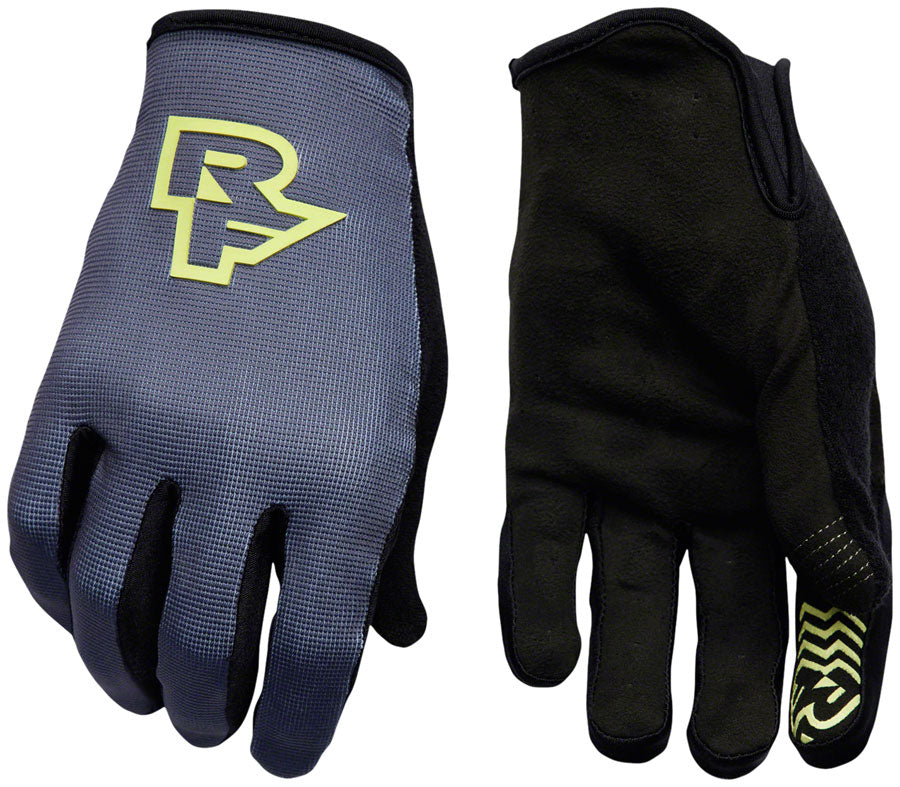 RaceFace Trigger Gloves - Full Finger, Charcoal, Medium