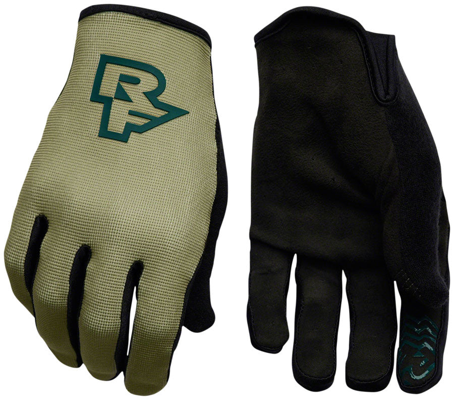 RaceFace Trigger Gloves - Full Finger, Pine, Large