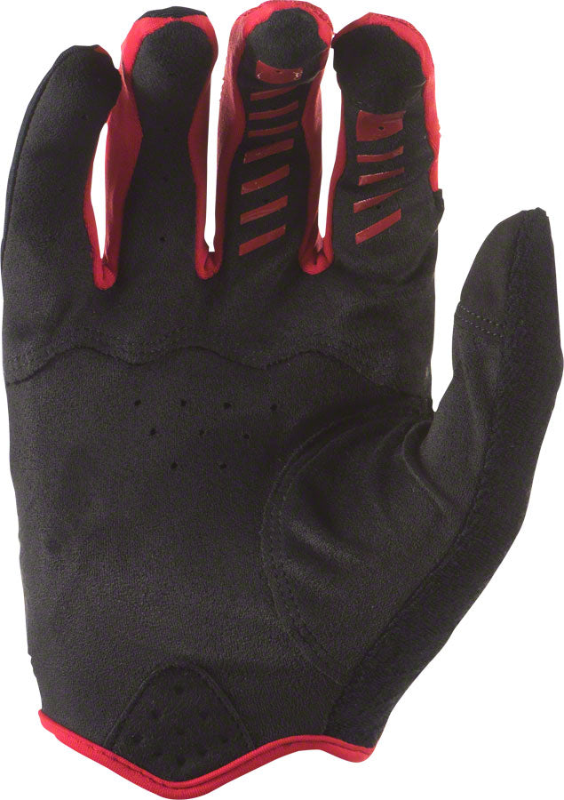 Lizard Skins Monitor SL Gloves - Jet Black/Crimson, Full Finger, Medium