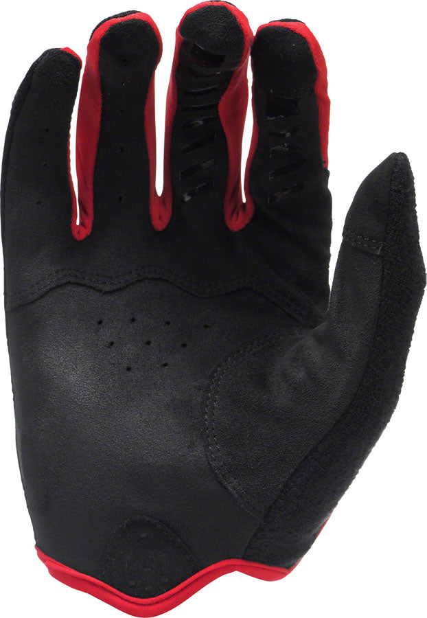 Lizard Skins Monitor AM Gloves - Jet Black/Crimson, Full Finger, Medium