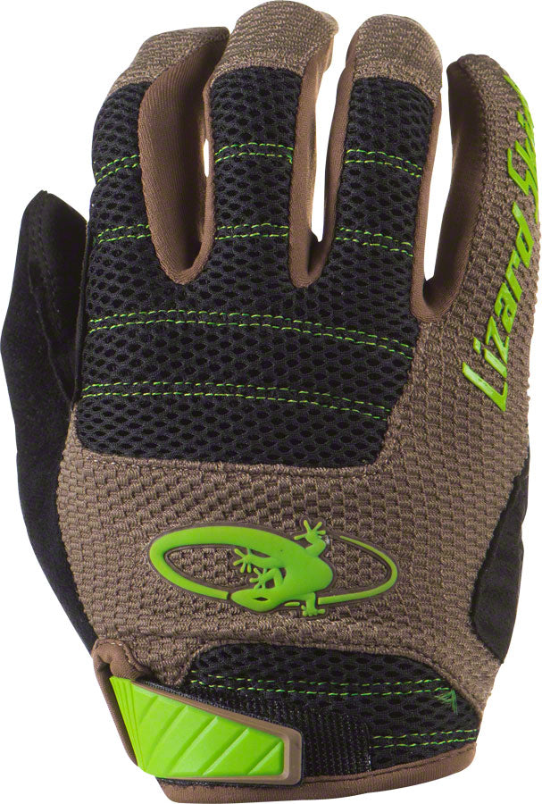 Lizard Skins Monitor AM Gloves - Olive/Jet Black, Full Finger, Medium