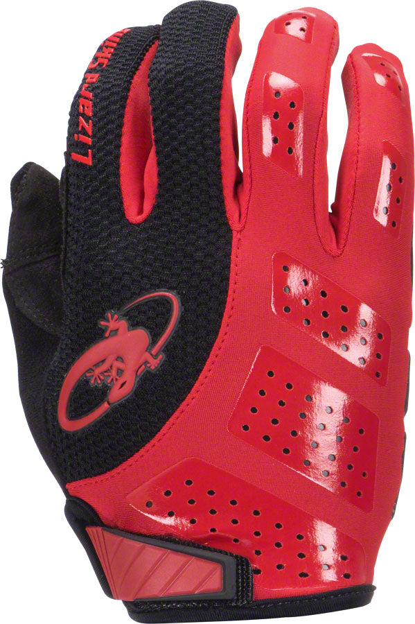 Lizard Skins Monitor SL Gel Gloves - Red/Black, Full Finger, Small
