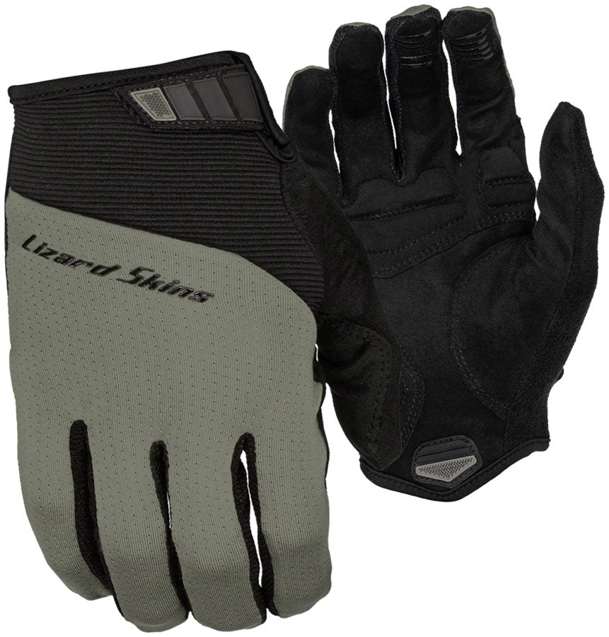 Lizard Skins Monitor Traverse Gloves - Titanium Gray, Full Finger, Medium