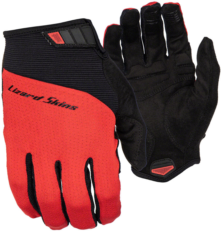 Lizard Skins Monitor Traverse Gloves - Crimson Red, Full Finger, Medium
