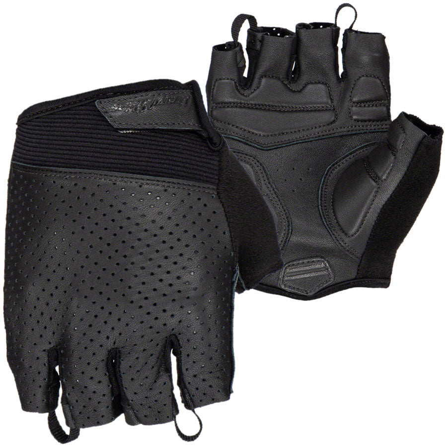 Lizard Skins Aramus Classic Gloves - Jet Black, Short Finger, Medium