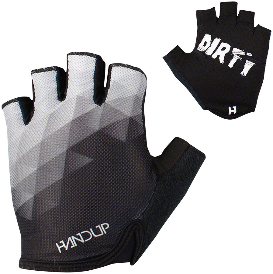 Handup Shorties Glove - Black/White Prizm, Short Finger, Large