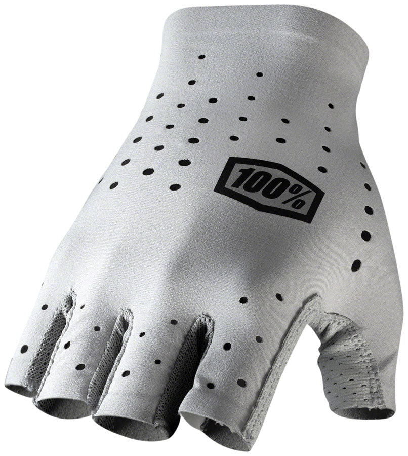 100% Sling Gloves - Gray, Short Finger, Women's, Medium