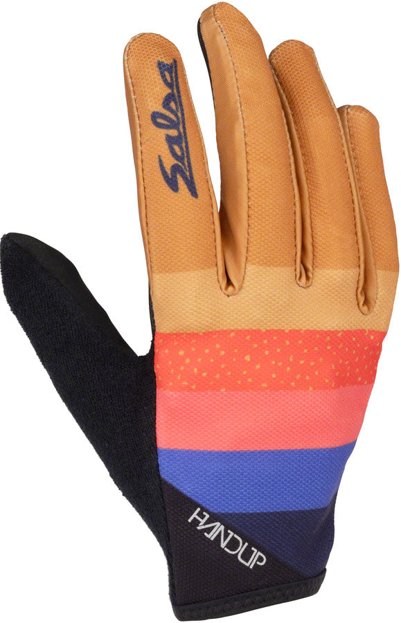 Salsa Team Polytone Handup Gloves - Goldenrod, Black, w/ Stripes, X-Large