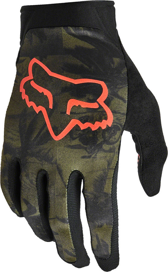 Fox Racing Flexair Ascent Glove - Olive Green, Full Finger, X-Large