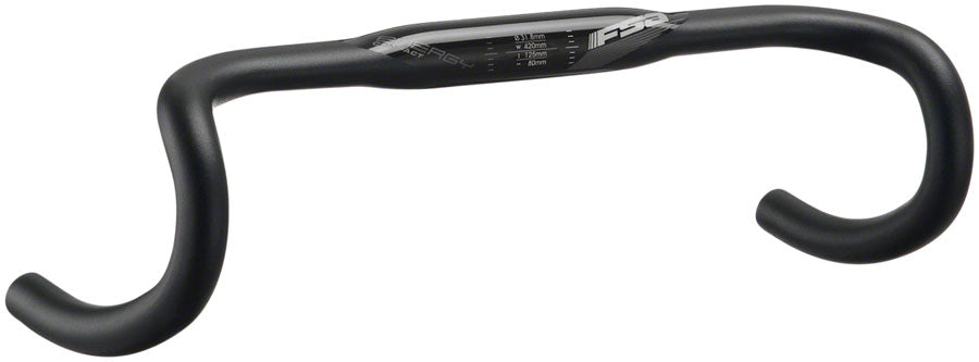 Full Speed Ahead Energy Compact SCR Handlebar - 31.8 Clamp, 40cm, Black
