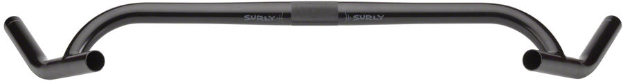 Surly Corner Bar Handlebar - 25.4mm clamp, 46cm Width, Chromoly, Black
