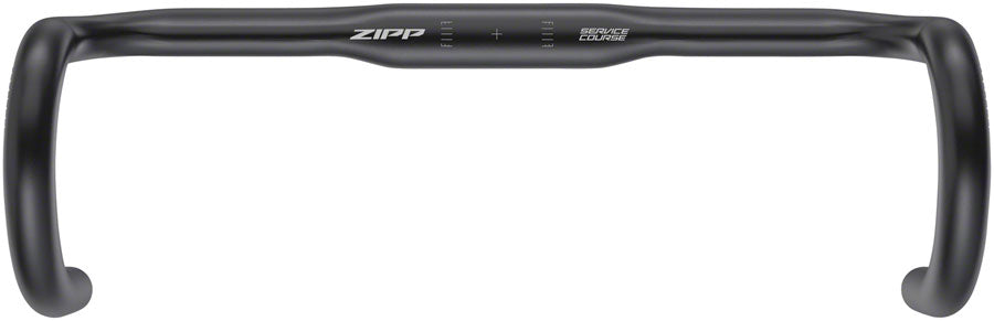 Zipp Service Course 80 Ergo Drop Handlebar - Aluminum 31.8mm 38cm Bead Blast BLK A2