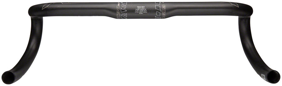 Easton EC90 ALX Drop Handlebar - Carbon, 31.8mm, 38cm, Di2 Internal Routing, Black