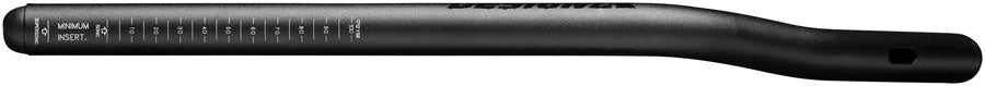 Profile Design 50a Aluminum Long 400mm Extensions, Double Ski-Bend, 22.2mm, Black