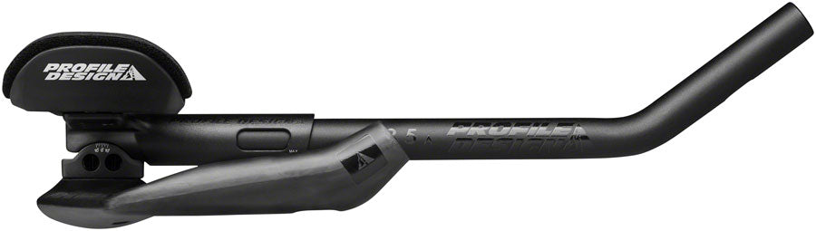 Profile Design Aeria EVO 35a Carbon Aerobar: 42cm, Long 340mm Extension, Ergo Injected Armrest, Matte Black