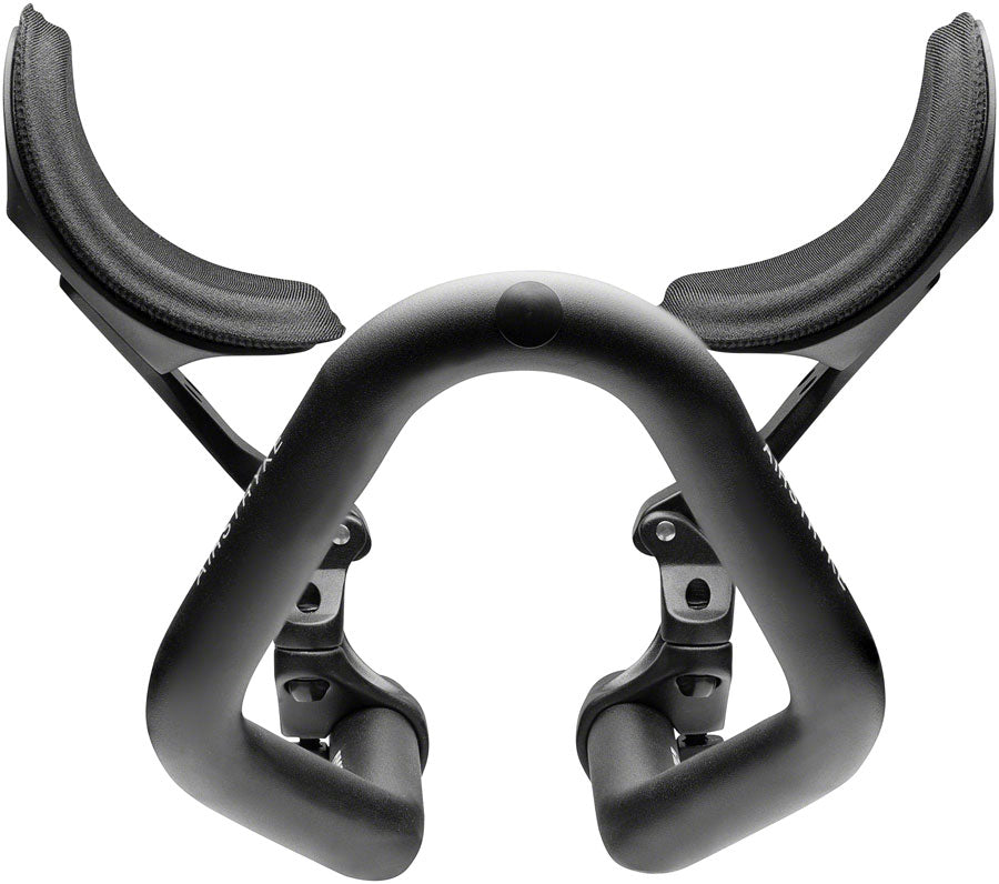 Profile Design Airstryke II Aluminum Aerobar: Ergo Armrest, L2 Flip-Up Bracket, Matte Black