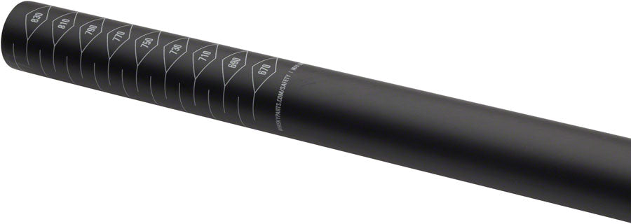 WHISKY No.9 Carbon Handlebar - Flat, 31.8, 720mm, Matte Black