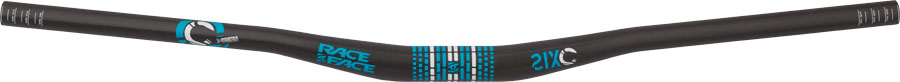 RaceFace SixC Riser Carbon Handlebar: 31.8 x 785mm 3/4" Rise Turquoise