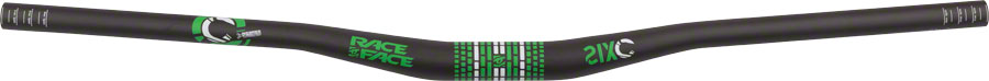 RaceFace SixC Riser Carbon Handlebar: 31.8 x 785mm 3/4" Rise Green