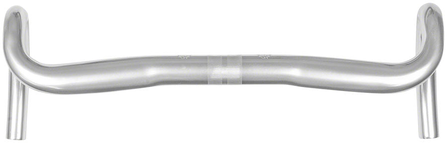 Velo Orange Nouveau Randonneur Handlebar - 31.8, 5 Degree Sweep, 85mm reach, 128mm Drop, 46cm, Silver