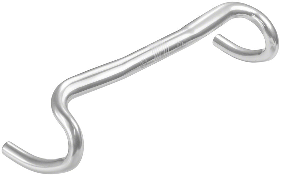 Velo Orange Nouveau Randonneur Handlebar - 31.8, 5 Degree Sweep, 85mm reach, 128mm Drop, 46cm, Silver