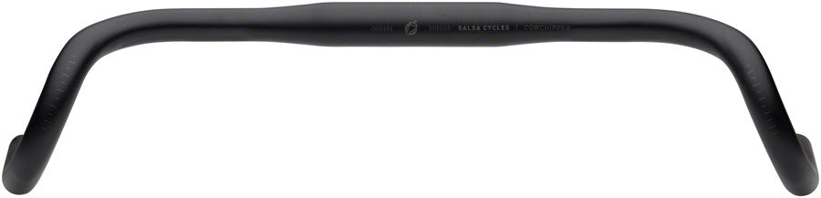 Salsa Cowchipper Drop Handlebar - Aluminum, 31.8mm, 50cm, Black